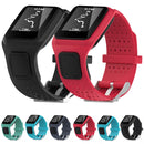 Silicone Sport Watch Band for TomTom 1 Series Runner / Cardio(Red)