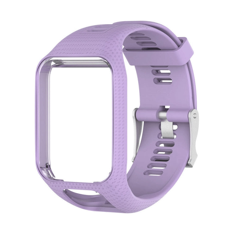 Silicone Sport Watch Band for Tomtom Runner 2/3 Series (Purple)