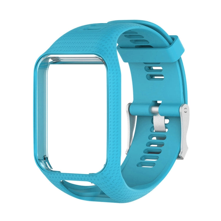 Silicone Sport Watch Band for Tomtom Runner 2/3 Series (Sky Blue)