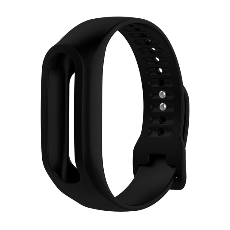 Silicone Sport Watch Band for TomTom Touch (Black)