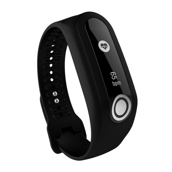 Silicone Sport Watch Band for TomTom Touch (Black)