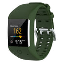 Silicone Sport Watch Band for POLAR M600 (Army Green)