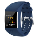 Silicone Sport Watch Band for POLAR M600 (Dark Blue)