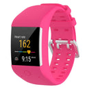 Silicone Sport Watch Band for POLAR M600 (Rose Red)