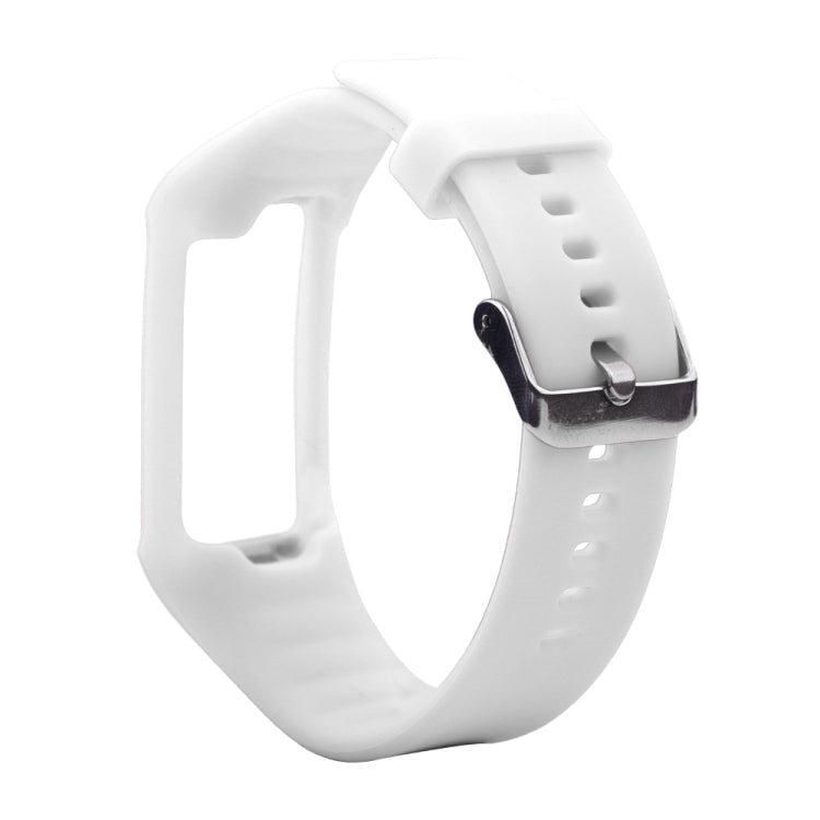 Silicone Sport Watch Band for POLAR A360 / A370 (White)