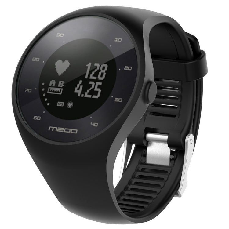Silicone Sport Watch Band for POLAR M200 (Black)