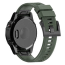 Quick Removable Silicone Watch Band for Fenix 5 22mm(Army Green)
