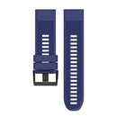 Quick Removable Silicone Watch Band for Fenix 5 22mm(Dark Blue)