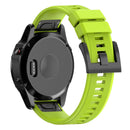 Quick Removable Silicone Watch Band for Fenix 5 22mm(Green)