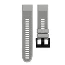 Quick Removable Silicone Watch Band for Fenix 5 22mm(Grey)