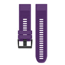 Quick Removable Silicone Watch Band for Fenix 5 22mm(Purple)