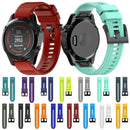 Quick Removable Silicone Watch Band for Fenix 5 22mm(Purple)