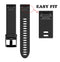 Quick Removable Silicone Watch Band for Fenix 5S 20mm(Black)