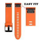 Fenix 5S Quick Removable Silicone Watch Band 20mm(Orange)