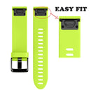 Quick Removable Silicone Watch Band for Fenix 5S 20mm(Green)