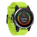 Quick Removable Silicone Watch Band for Fenix 5S 20mm(Green)