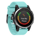 Quick Removable Silicone Watch Band for Fenix 5S 20mm(Mint Green)