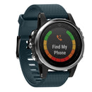Quick Removable Silicone Watch Band for Fenix 5S 20mm(Navy Blue)