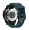 Quick Removable Silicone Watch Band for Fenix 5S 20mm(Navy Blue)