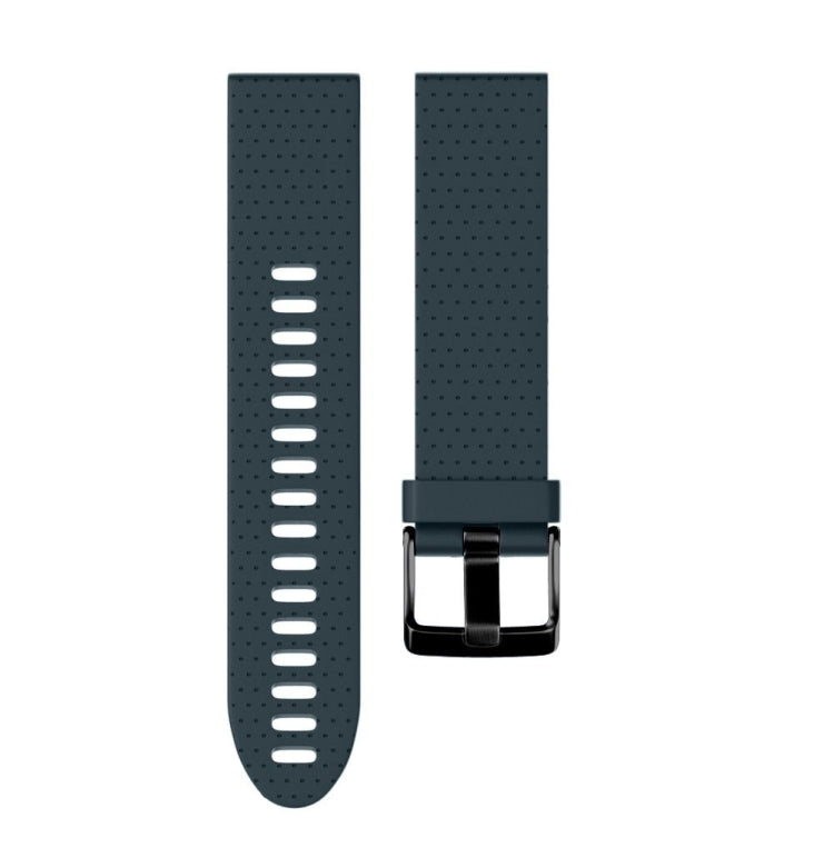 Quick Removable Silicone Watch Band for Fenix 5S 20mm(Navy Blue)