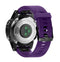 Quick Removable Silicone Watch Band for Fenix 5S 20mm(Purple)