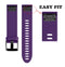 Quick Removable Silicone Watch Band for Fenix 5S 20mm(Purple)