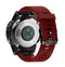 Quick Removable Silicone Watch Band for Fenix 5S 20mm(Red)