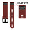 Quick Removable Silicone Watch Band for Fenix 5S 20mm(Red)