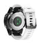 Quick Removable Silicone Watch Band for Fenix 5S 20mm(White)