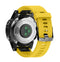 Quick Removable Silicone Watch Band for Fenix 5S 20mm(Yellow)