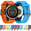 Quick Removable Silicone Watch Band for Fenix 5S 20mm(Red)
