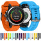 Quick Removable Silicone Watch Band for Fenix 5S 20mm(Black)