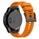 Quick Removable Silicone Watch Band for Fenix 5X 26mm(Orange)