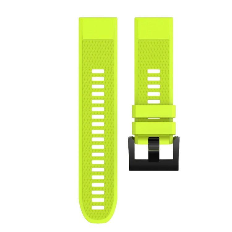 Quick Removable Silicone Watch Band for Fenix 5X 26mm(Green)