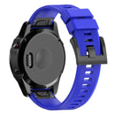 Quick Removable Silicone Watch Band for Fenix 5X 26mm(Blue)