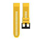 Quick Removable Silicone Watch Band for Fenix 5X 26mm(Yellow)