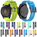 Quick Removable Silicone Watch Band for Fenix 5X 26mm(Orange)