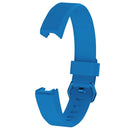 Solid Color Silicone Watch Band for FITBIT Alta / HR, Size: S(Flag Blue)