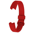 Solid Color Silicone Watch Band for FITBIT Alta / HR, Size: S(Karst Red)