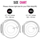 Stainless Steel Magnet Watch Band for FITBIT Alta,Size:Small,130-170mm(Iridescent)