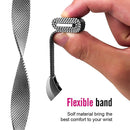 Stainless Steel Magnet Watch Band for FITBIT Alta,Size:Small,130-170mm(Blue)