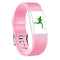 Square Pattern Adjustable Sport Watch Band for FITBIT Charge 2, Size: S, 10.5x8.5cm(Pink)