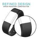 Square Pattern Adjustable Sport Watch Band for FITBIT Charge 2, Size: S, 10.5x8.5cm(Purple)
