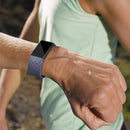 Diamond Pattern Adjustable Sport Watch Band for FITBIT Charge 2, Size: S, 10.5x8.5cm(Navy Blue)