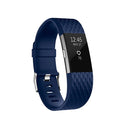 Diamond Pattern Adjustable Sport Watch Band for FITBIT Charge 2, Size: L, 12.5x8.5cm(Aqua Blue)