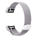 Smart Watch Stainless Steel Watch Band for FITBIT Charge 2, Size: L(Silver)