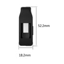Smart Watch Silicone Clip Button Protective Case for Fitbit Inspire / Inspire HR / Ace 2(Black)