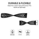 Smart Watch Venting Circle Hole Watch Band for Fitbit Versa(Grey)