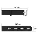 Smart Watch Silicone Watch Band for POLAR Vantage M 22cm(Black)