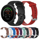 Smart Watch Silicone Watch Band for POLAR Vantage M 22cm(Black)